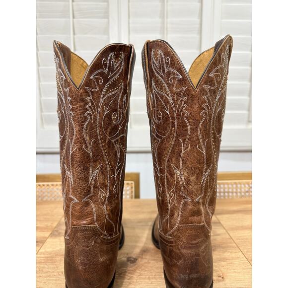 Idyllwind Women's Sweet Tea Western Boots Snip Toe Brown Leather Size 9 NWOB - Picture 12 of 15